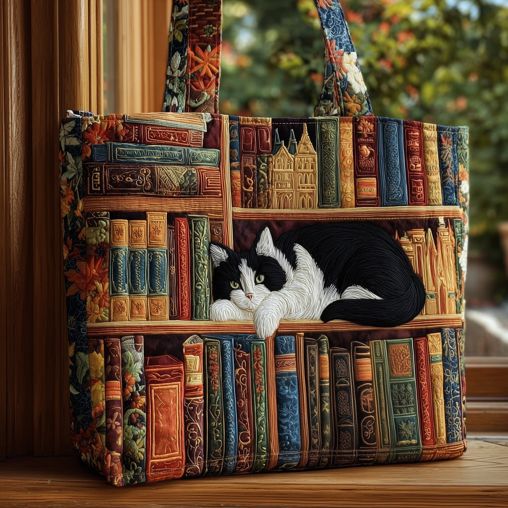Digital Printed Quilted Tote Bag for Commuting and Casual Use