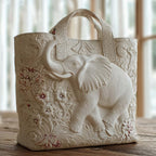 Digital Printed Quilted Tote Bag for Commuting and Casual Use