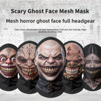 Scary Halloween Full Head Mesh Mask