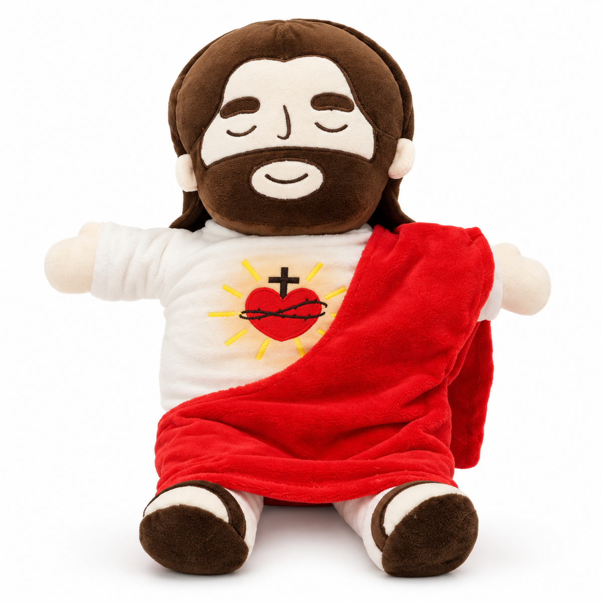 Breathing Jesus Soothe Plush Toy Religious Christmas Gifts
