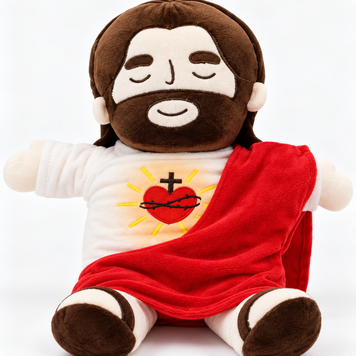 Breathing Jesus Soothe Plush Toy Religious Christmas Gifts