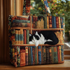 Digital Printed Quilted Tote Bag for Commuting and Casual Use