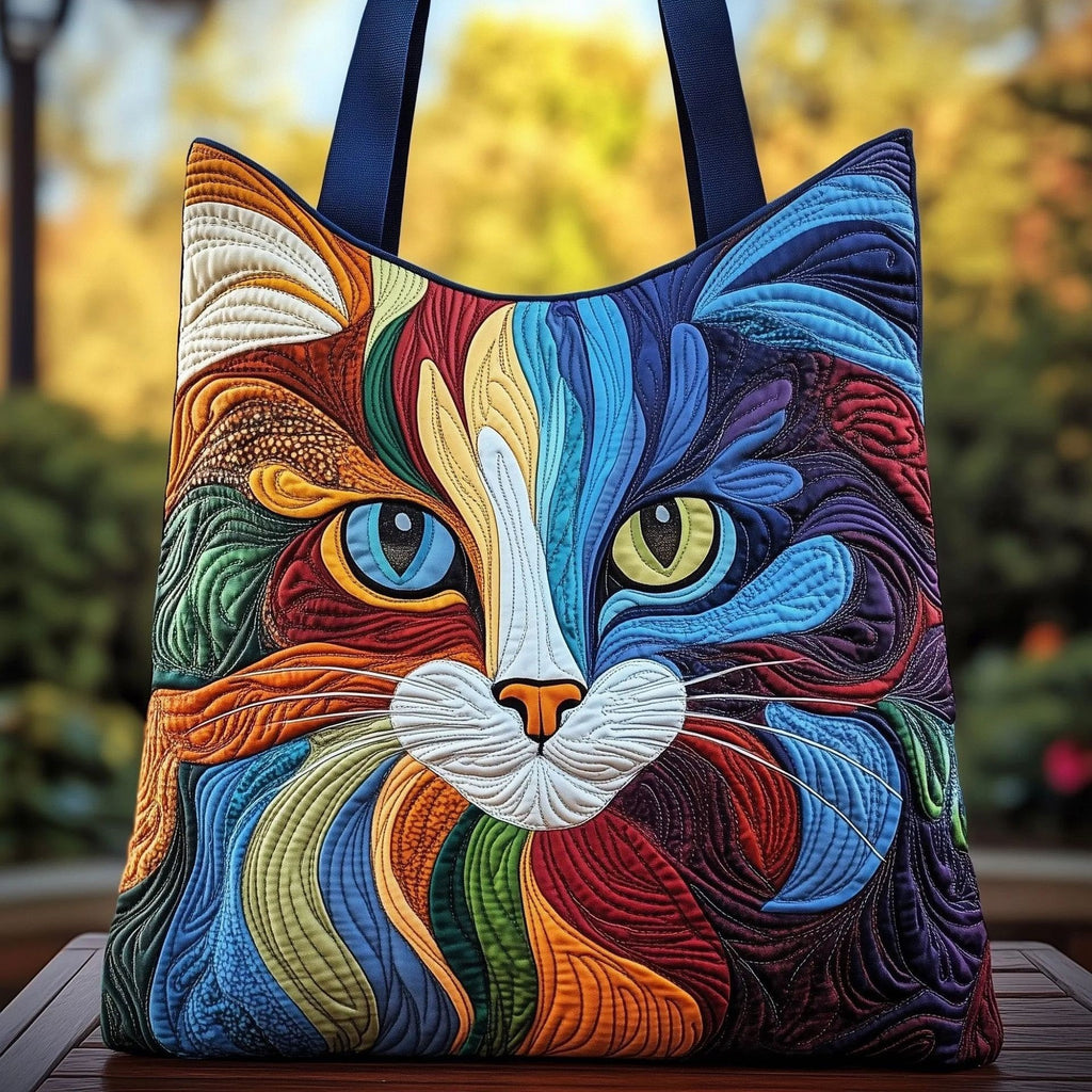 Digital Printed Quilted Tote Bag for Commuting and Casual Use