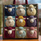 Digital Printed Quilted Tote Bag for Commuting and Casual Use