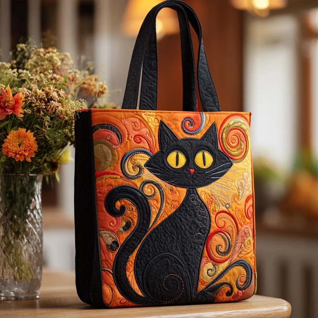 Digital Printed Quilted Tote Bag for Commuting and Casual Use